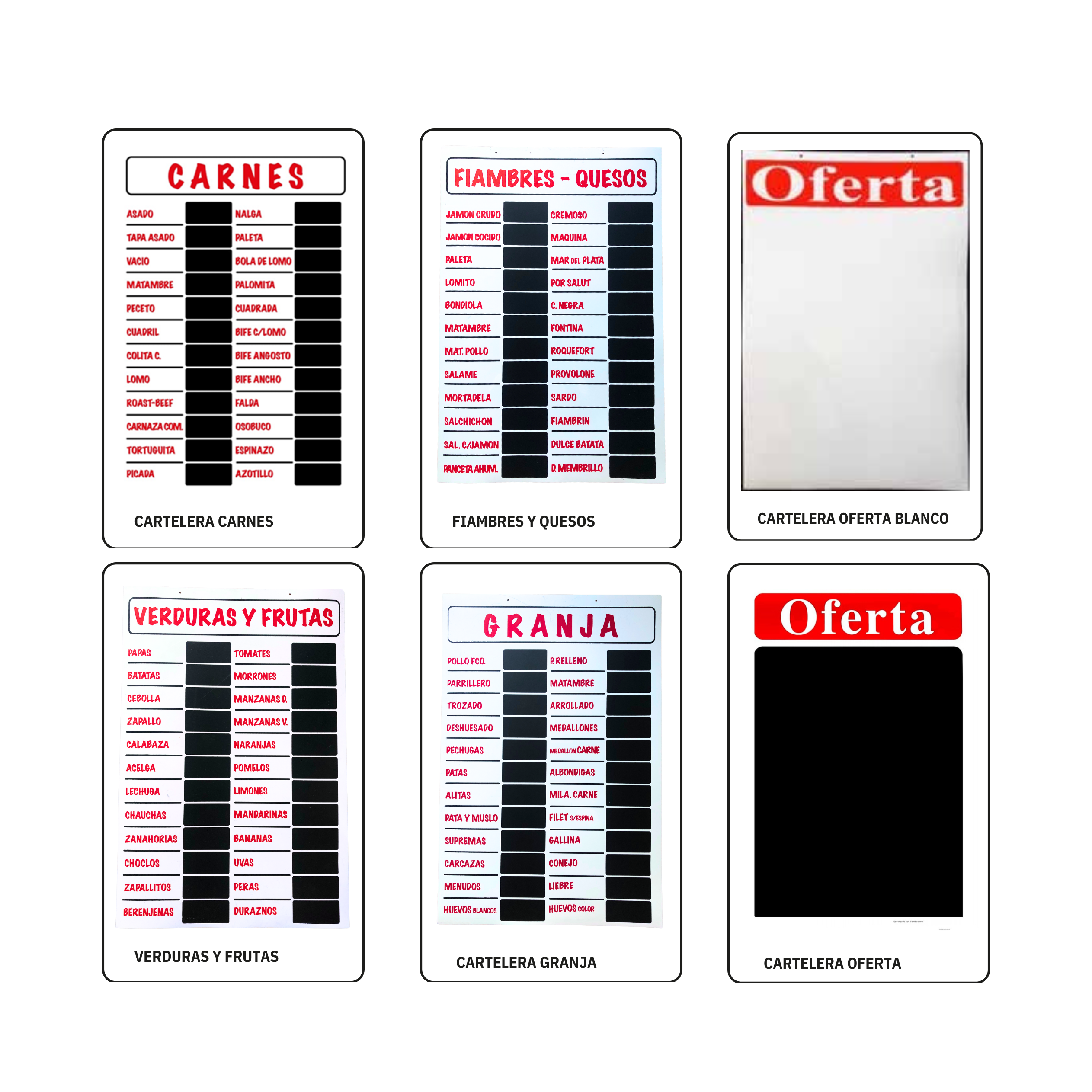 Carteleras Tipo Pizarron